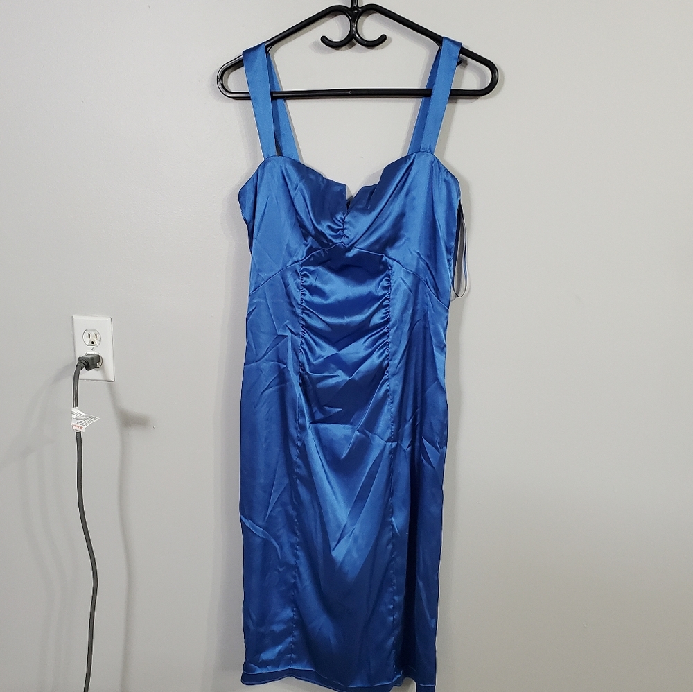 Le Chateau Satin Dress